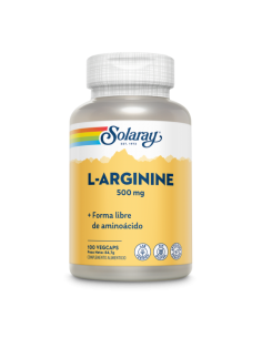 L-Arginina 500mg, 100 vegcaps