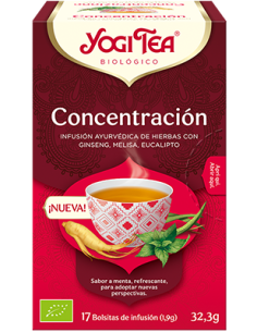 YogiTea concentración, 17 filtros