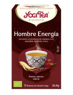 YogiTea Hombre Energìa, 17 filtros
