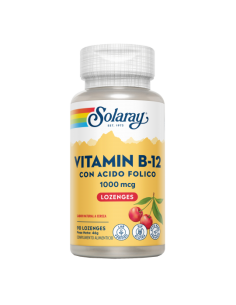 Vitamin B-12 With Folic Acid 1000 mcg, 90 lozenges