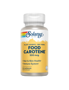 Food Carotene, 500mg 30 Caps.