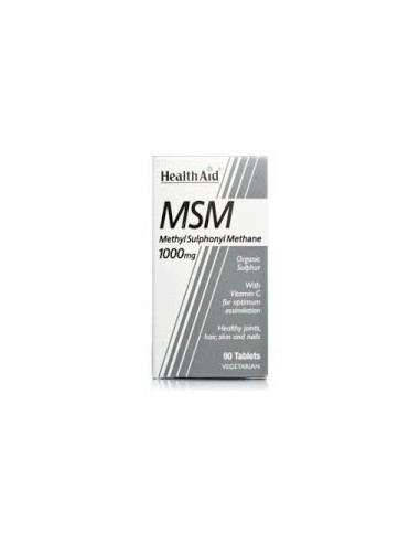 MSM 1.000 mg (Metilsulfonilmetano) + Vitamina C,90 Comprimidos MSM 1.000 mg (Metilsulfonilmetano) + Vitamina C,90 Comprimidos