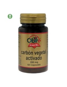 Carbón Vegetal Activado, 60cap.