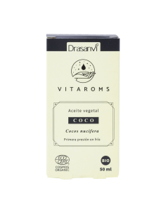 Aceite Vegetal Coco Primera Presión En Frio bio, 50ml