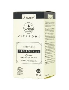 Aceite Vegetal Almendras Primera Presión En Frio Bio, 50ml