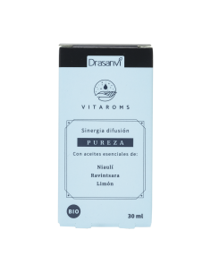 Sinergia Difusión Pureza Con Aceites Esenciales Bio, 30ml