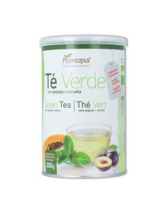 Te Verde Con Papaya+Ciruela Soluble, 200g