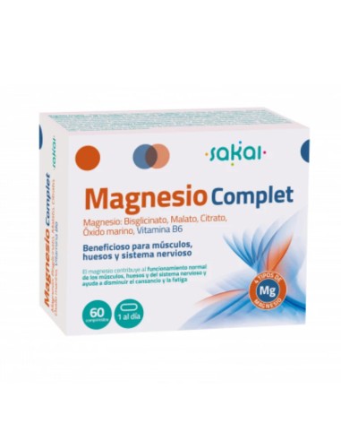 Magnesio Complex Sakai 60 comprimidos