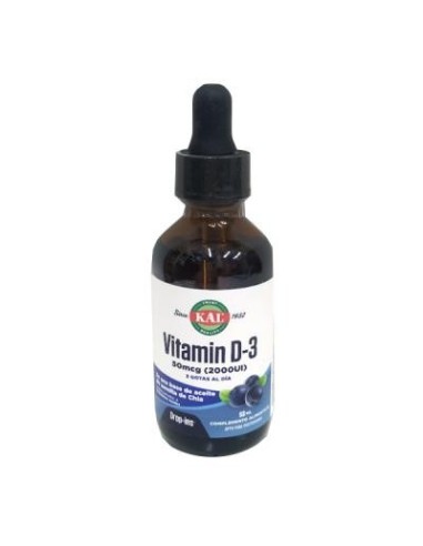 Vitamina D-3 2000UI Kal gotas 53ml.