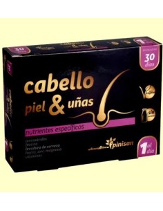 Cabello, piel & uñas. 30 cápsulas
