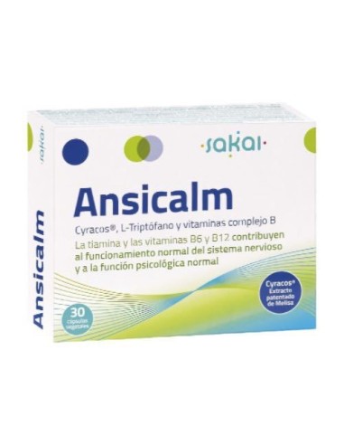 Ansicalm, 30 Capsulas Sakai