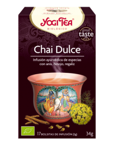Yoguitea Chai Dulce. 17 bolsitas.