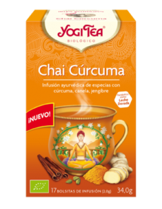 Yogitea Chai cúrcuma. 17 bolsitas.