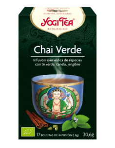 Yogitea Chai Verde. 17 bolsitas.