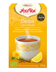 Yogitea Detox limón. 17 bolsitas