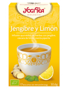 Yogitea Jengibre limon. 17 bolsitas
