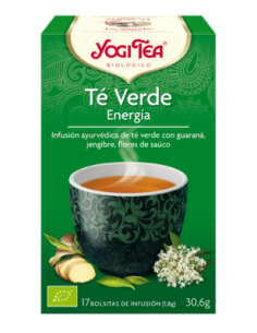 Yogitea Té verde Energía. 17 bolsitas