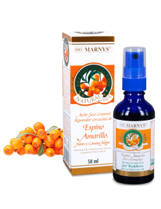 Aceite Seco de Espino Amarillo,Neem y Comino Negro 50ml.