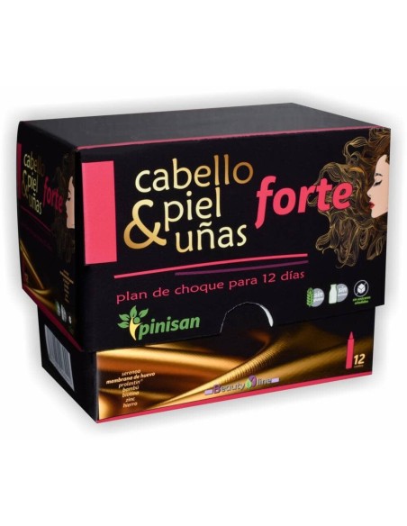 Cabello,Piel y Uñas Forte, 12 viales