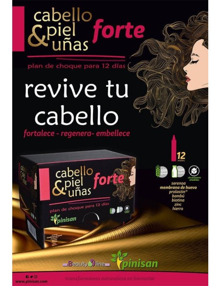 Cabello,Piel y Uñas Forte, 12 viales